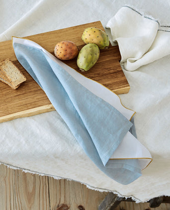 Teis napkin, light blue, 100% linen