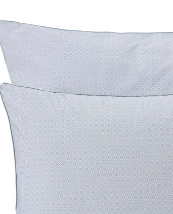 Cheles duvet cover, white & green grey, 100% cotton