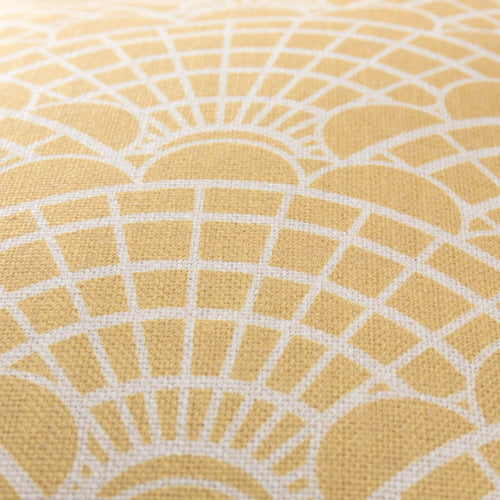 Lune cushion cover, mustard & natural, 100% linen |High quality homewares