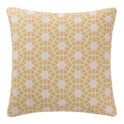 Selsey cushion cover, mustard & natural, 100% linen