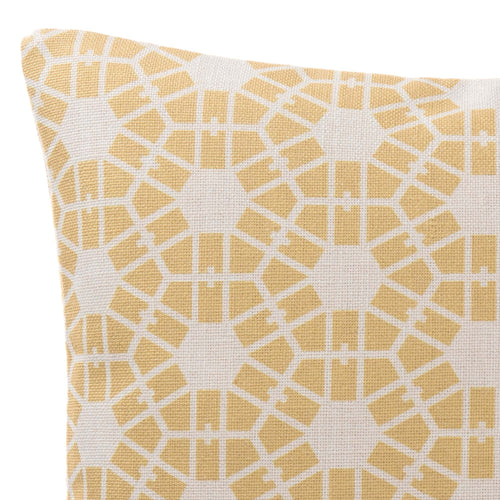 Selsey cushion cover, mustard & natural, 100% linen | URBANARA cushion covers