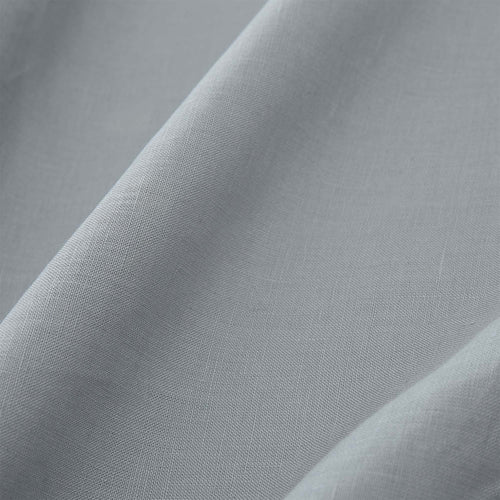 Toulon fitted sheet, green grey, 100% linen | URBANARA fitted sheets