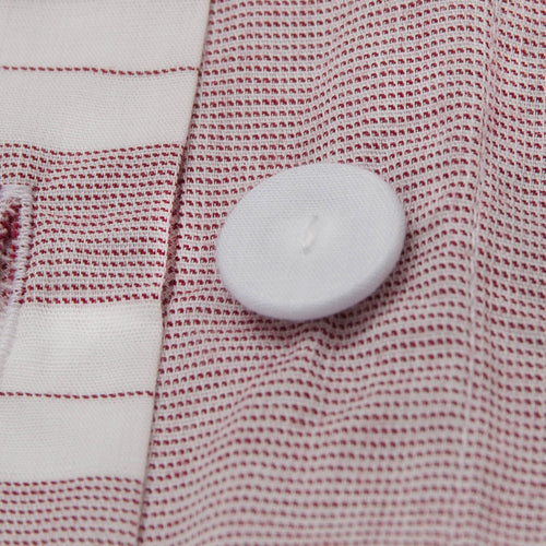Izeda pillowcase, dark red & white, 100% cotton |High quality homewares