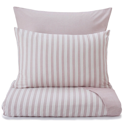 Izeda pillowcase, dark red & white, 100% cotton
