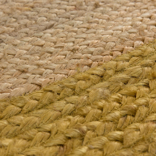 Nandi rug, natural & mustard, 100% jute |High quality homewares