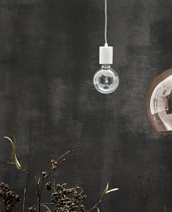 Salby pendant lamp, white, 100% marble