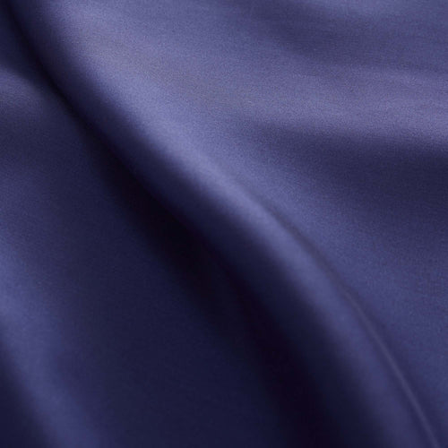 Lucca fitted sheet, dark blue, 100% silk | URBANARA fitted sheets