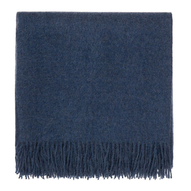 Arica blanket, denim blue, 100% baby alpaca wool