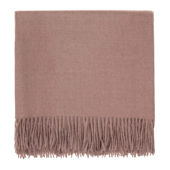 Arica blanket, dusty pink, 100% baby alpaca wool
