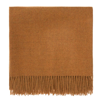 Arica blanket, mustard, 100% baby alpaca wool