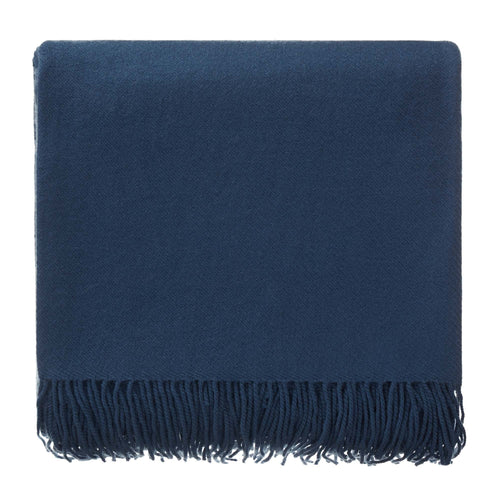 Almora blanket, grey blue, 50% cashmere wool & 50% wool
