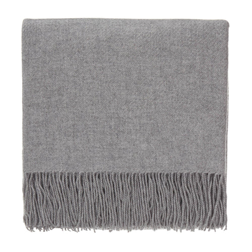 Almora blanket, light grey, 50% cashmere wool & 50% wool
