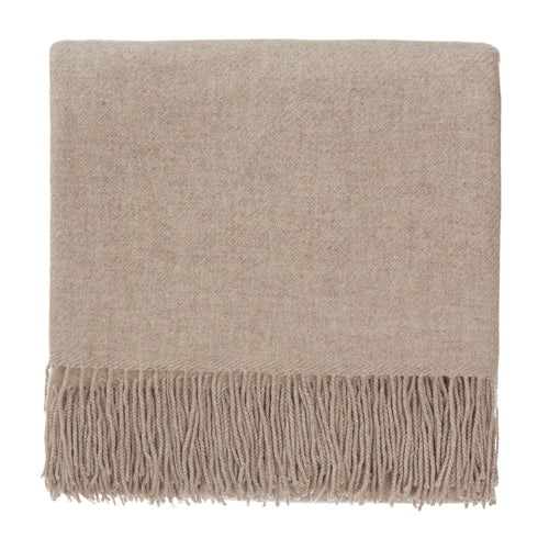 Almora blanket, sand, 50% cashmere wool