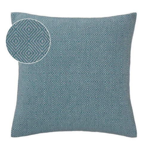 Uyuni cushion cover, green grey & light grey, 100% cashmere wool