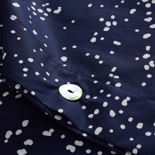 Connemara Bed Linen dark blue & white, 100% combed cotton | High quality homewares
