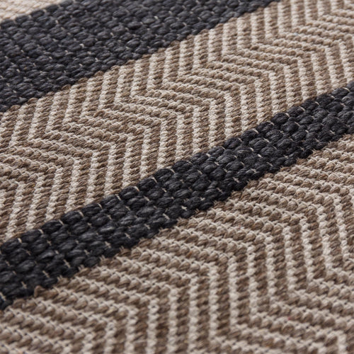 Alto rug, charcoal & beige & light brown, 35% wool & 35% cotton & 30% viscose |High quality homewares