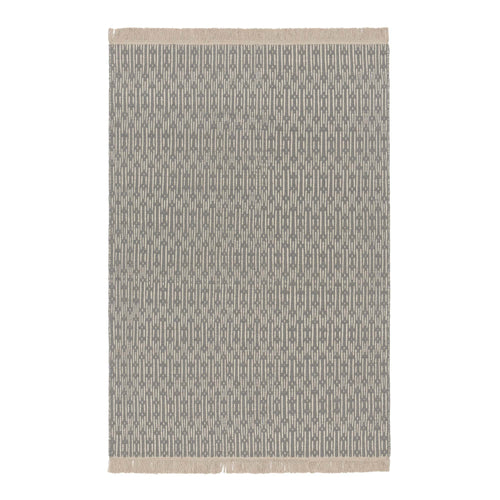 Lumaco rug in grey & off-white, 100% wool |Find the perfect wool rugs