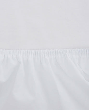 Manteigas fitted sheet, white, 100% organic cotton