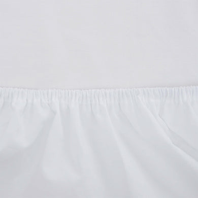 Manteigas fitted sheet, white, 100% organic cotton