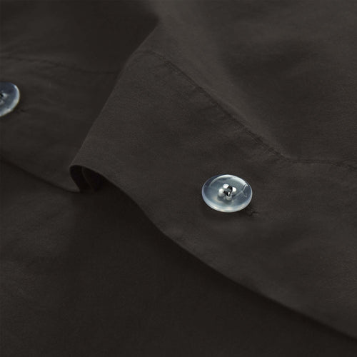 Perpignan duvet cover, black, 100% combed cotton |High quality homewares