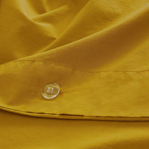 Perpignan duvet cover, mustard, 100% combed cotton |High quality homewares