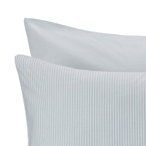 Izeda Bed Linen green & white, 100% cotton | URBANARA percale bedding