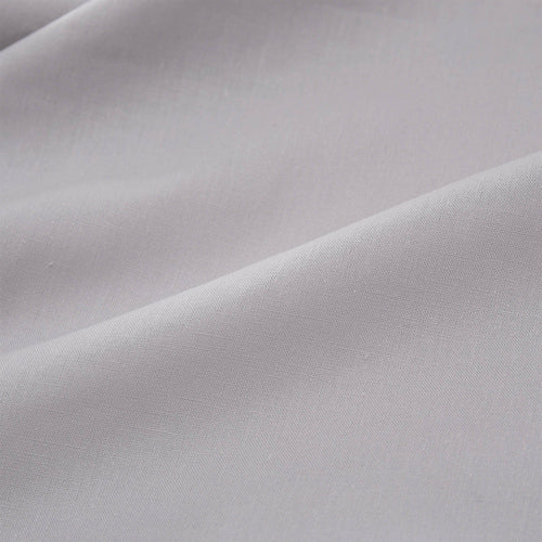 Luz fitted sheet, light grey, 100% cotton | URBANARA fitted sheets