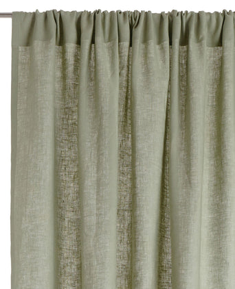 Fana curtain, light green, 100% linen