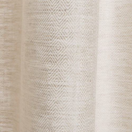 Zarasai curtain, natural & white, 100% linen | URBANARA curtains