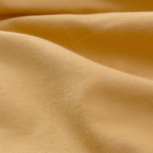 Montrose pillowcase, mustard, 100% cotton | URBANARA flannel bedding