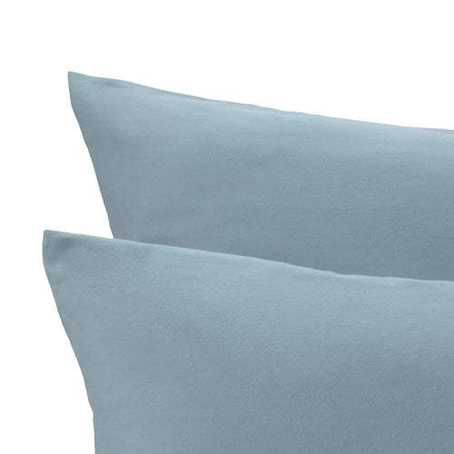 Montrose Flannel Bed Linen green grey, 100% cotton | High quality homewares
