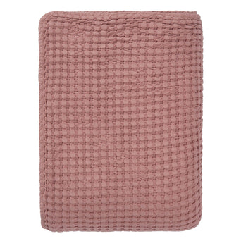 Veiros bedspread, dusty pink, 100% cotton