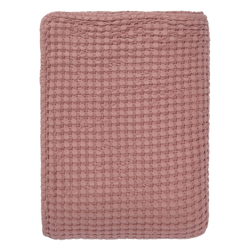 Veiros bedspread, dusty pink, 100% cotton