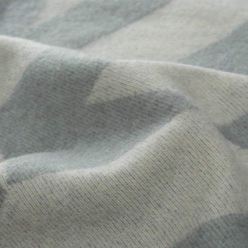 Farum blanket in grey blue & cream, 100% merino wool |Find the perfect wool blankets