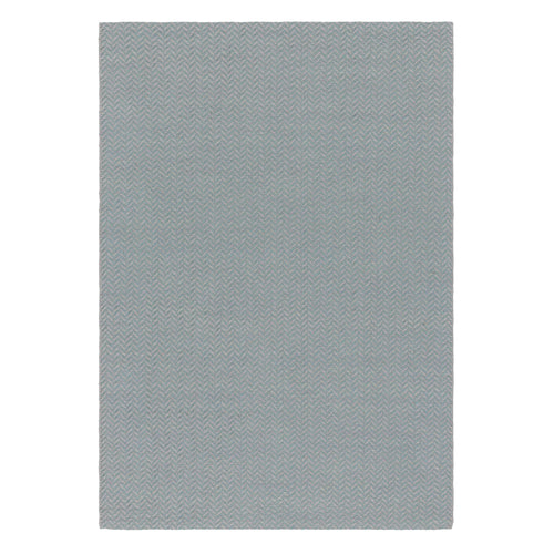 Kolvra rug, mint & light grey, 50% new wool & 50% cotton | URBANARA wool rugs