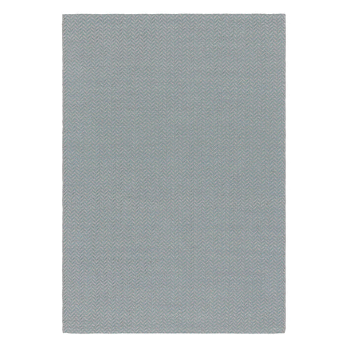 Kolvra rug, mint & light grey, 50% new wool & 50% cotton | URBANARA wool rugs