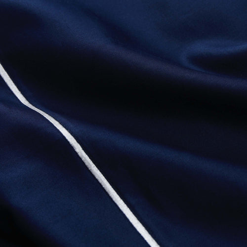 Karakol duvet cover, dark blue & off-white, 100% cotton |High quality homewares
