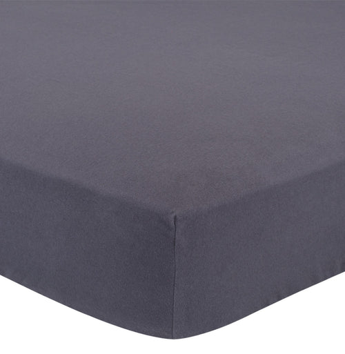 Brelade pillowcase in charcoal & light grey, 100% cotton |Find the perfect flannel bedding