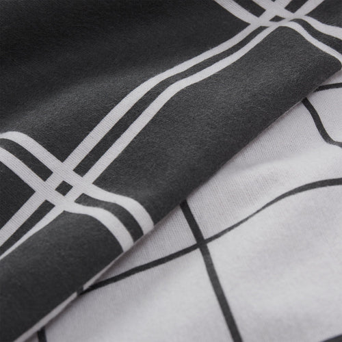 Brelade duvet cover, charcoal & light grey, 100% cotton |High quality homewares
