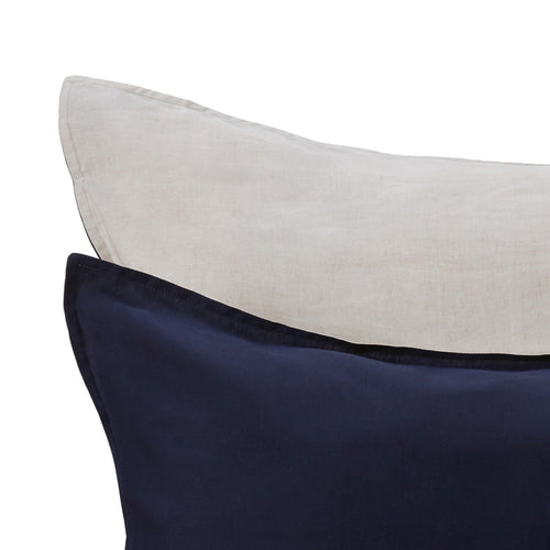 Dark blue & Natural Cercosa Kissenbezug | Home & Living inspiration | URBANARA