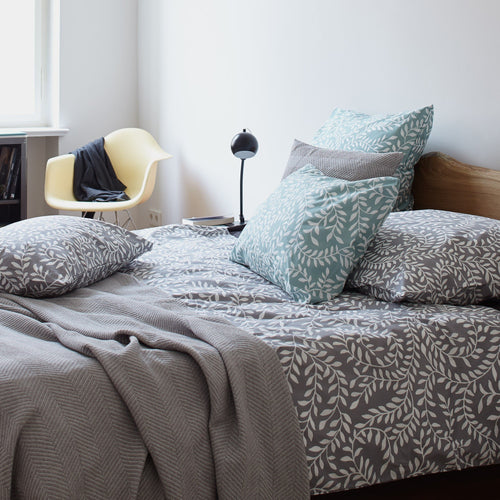 Light grey & White Aneto Bettdeckenbezug | Home & Living inspiration | URBANARA