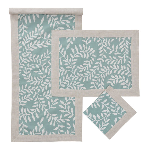 Grey green & White & Natural Eixo Tischdecke | Home & Living inspiration | URBANARA