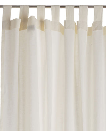 Cuyabeno curtain, cream, 100% linen