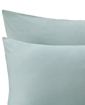 Samares duvet cover, light grey green, 100% cotton