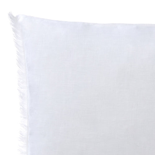 Bellvis cushion cover, white, 100% linen | URBANARA cushion covers