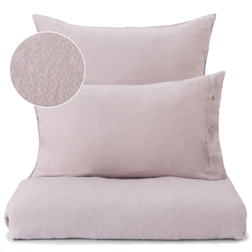 Lousa pillowcase, powder pink, 100% linen