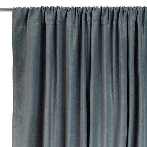 Samana curtain, green grey, 100% cotton | URBANARA curtains
