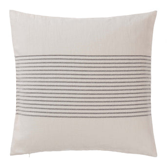 Kadan cushion cover, cream & black, 50% linen & 50% cotton