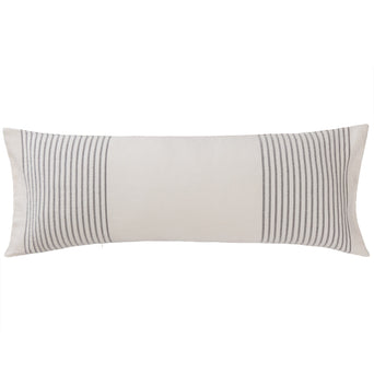 Kadan cushion cover, cream & black, 50% linen & 50% cotton