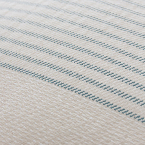 Kadan cushion cover in cream & grey green, 50% linen & 50% cotton |Find the perfect cushion covers